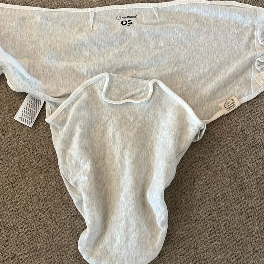 Keababies Soothe Swaddle Wrap OS (0-3M) Gray